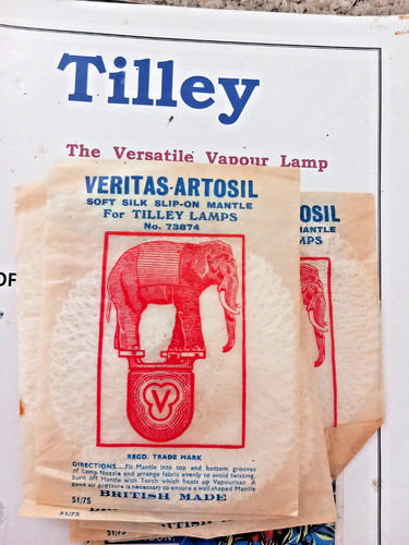 1950s tilley lamp - 1950s, mantle
